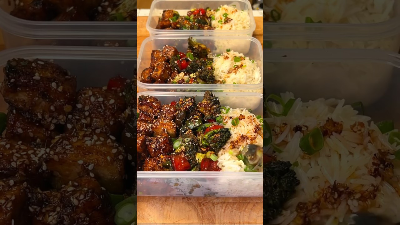 Crispy Tofu Stir-Fry & Vegetables - High Protein Meal prep Vegan