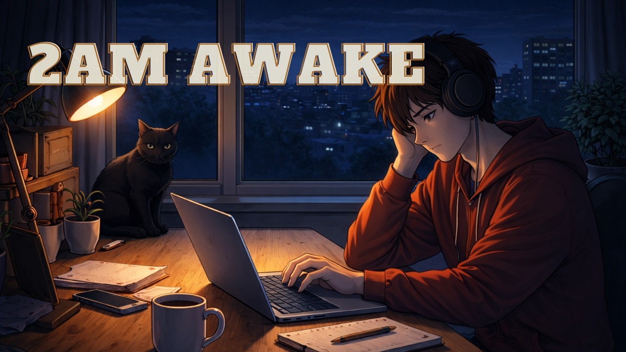 2AM – Awake While the World Sleeps | Calm Post-Rock Night Soundscape