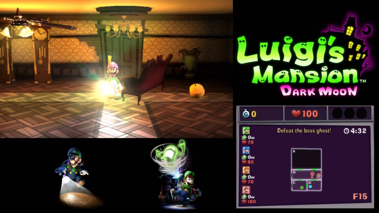 Luigi's Mansion: Dark Moon - ScareScraper 25 Floors (Normal)