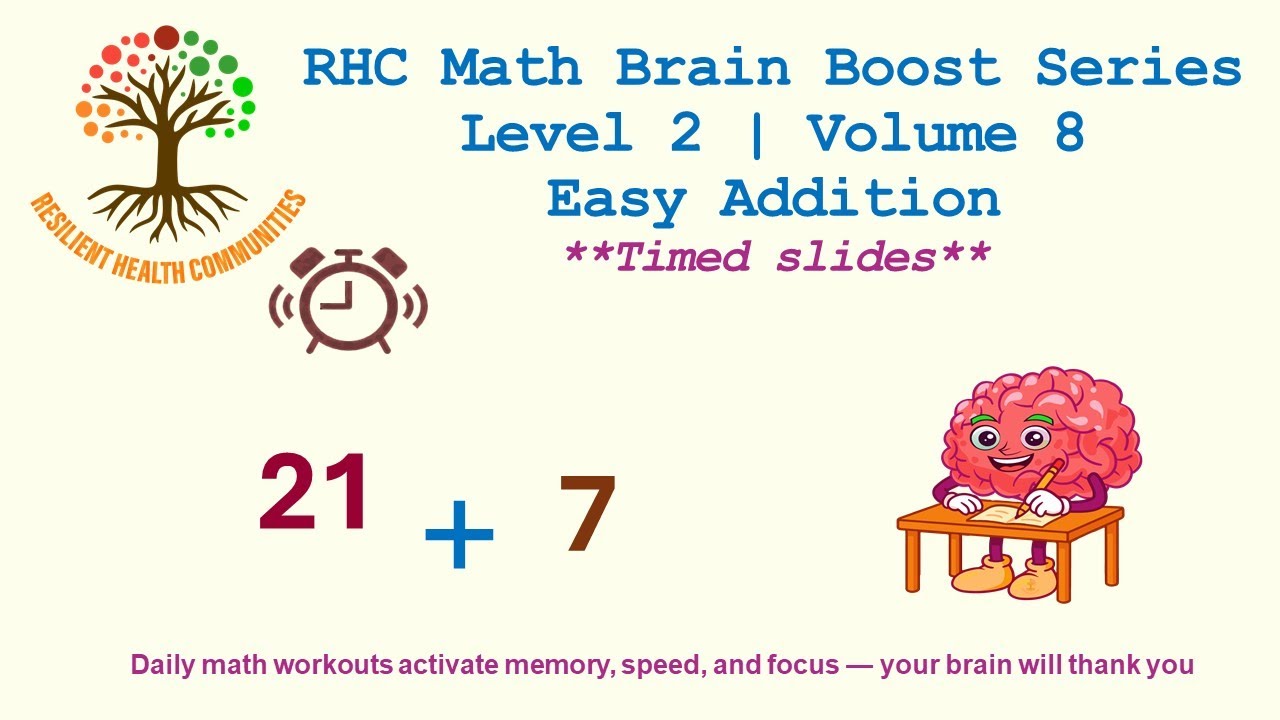 Brain Boost Math | Level 2 | Volume 8 | Easy Addition
