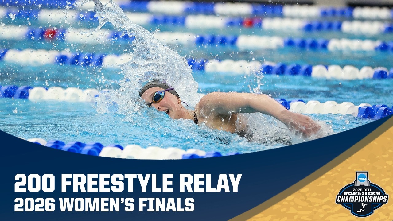NCAA Record in Women's 200 Freestyle Relay | 2026 NCAA Division III Swimming & Diving Championships