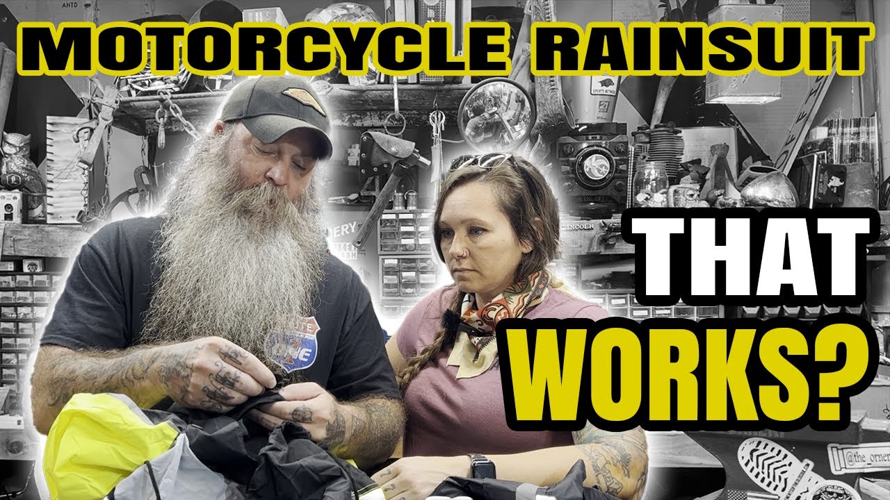 Motorcycle Riding Gear: Waterproof Rain Suit that WORKS! Nelson Rigg Solo Storm Jacket & Pants