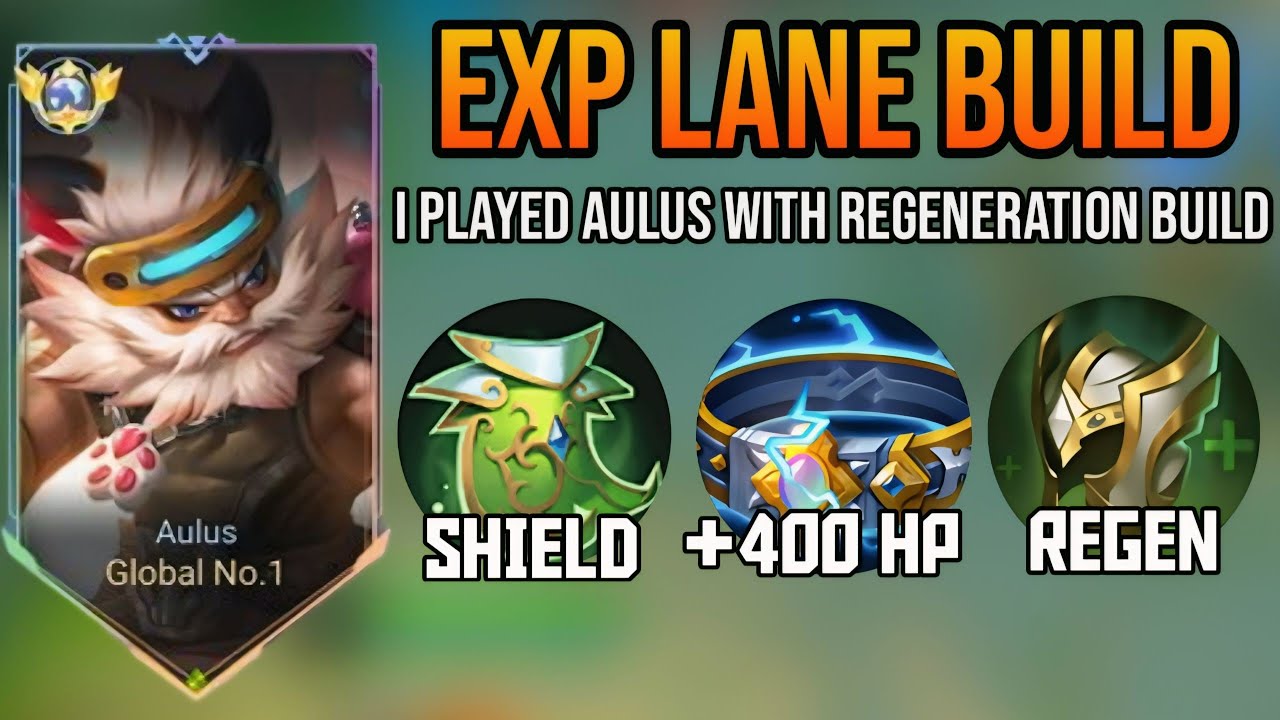 I PLAYED AULUS IN EXP LANE WITH REGENERATION BUILD 2025 AULUS BEST BUILD AND EMBLEM 2025