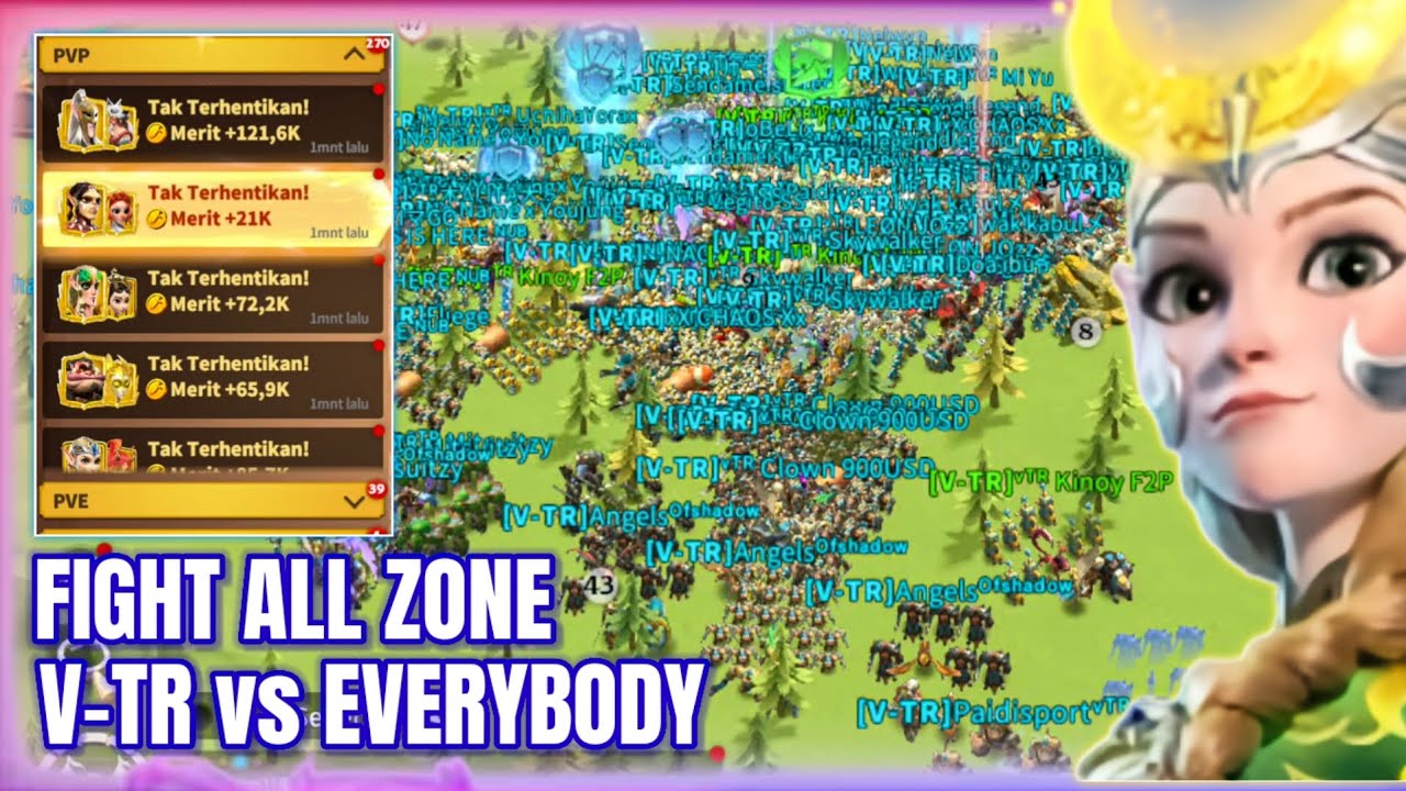 V-TR vs EVERYBODY‼️Cavalry cooked all DPS - Call of dragons gameplay