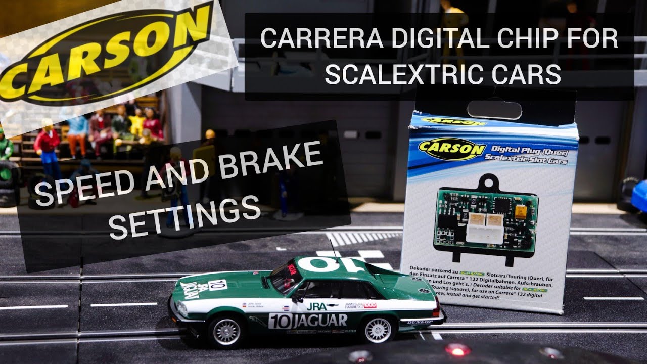 CARSON CARRERA DIGITAL CHIP FOR SCALEXTRIC CARS - SPEED AND BRAKING FUNCTION