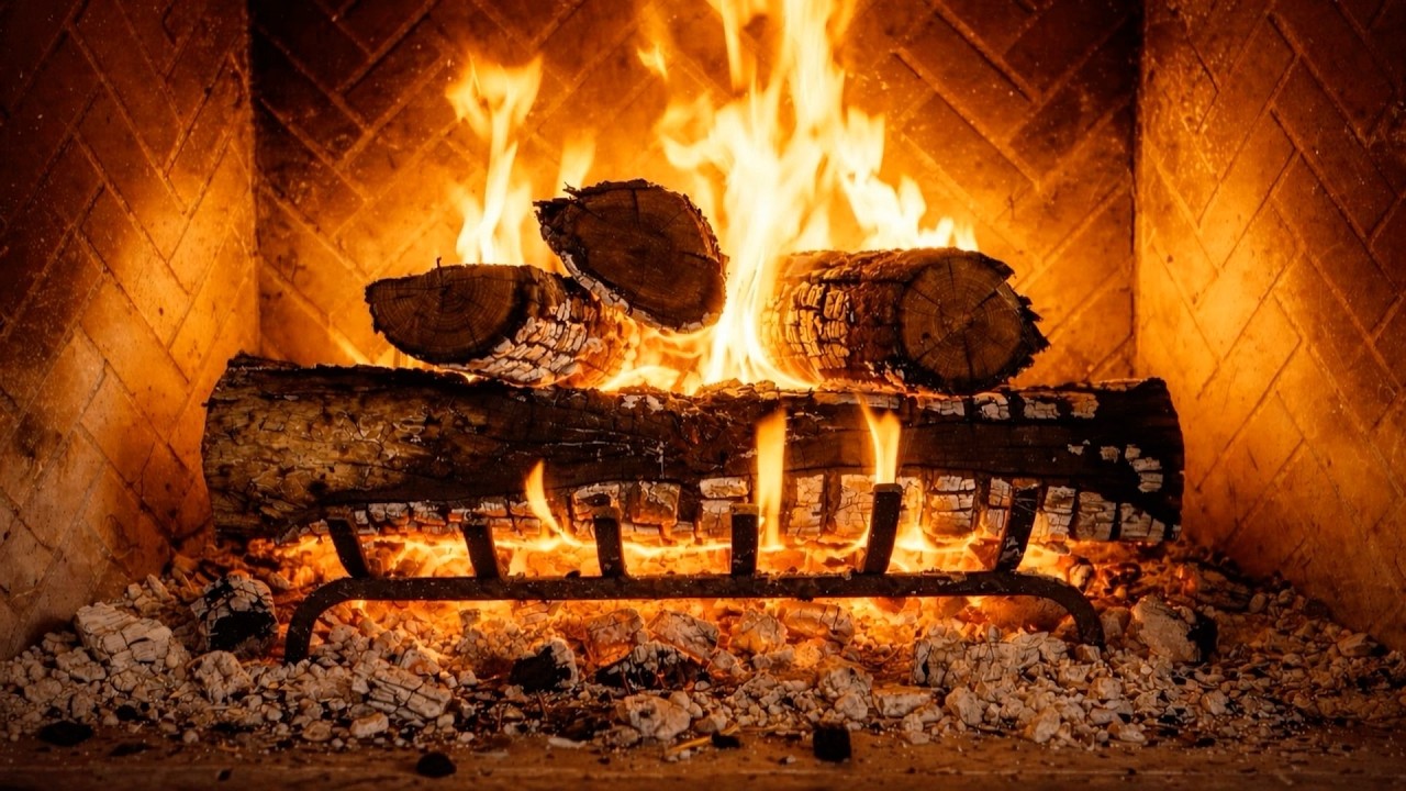 4K Fireplace Fire | Ultra Realistic Flames