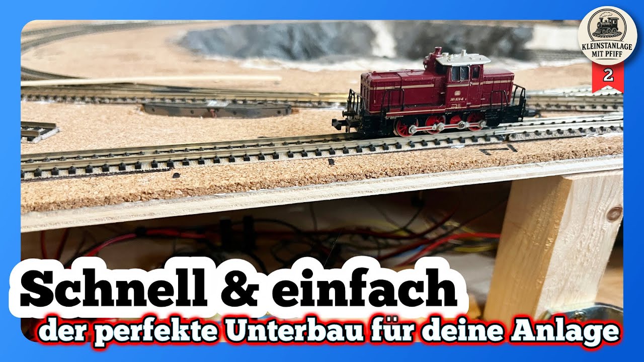Schnell und einfach – der perfekte Unterbau für deine Anlage!