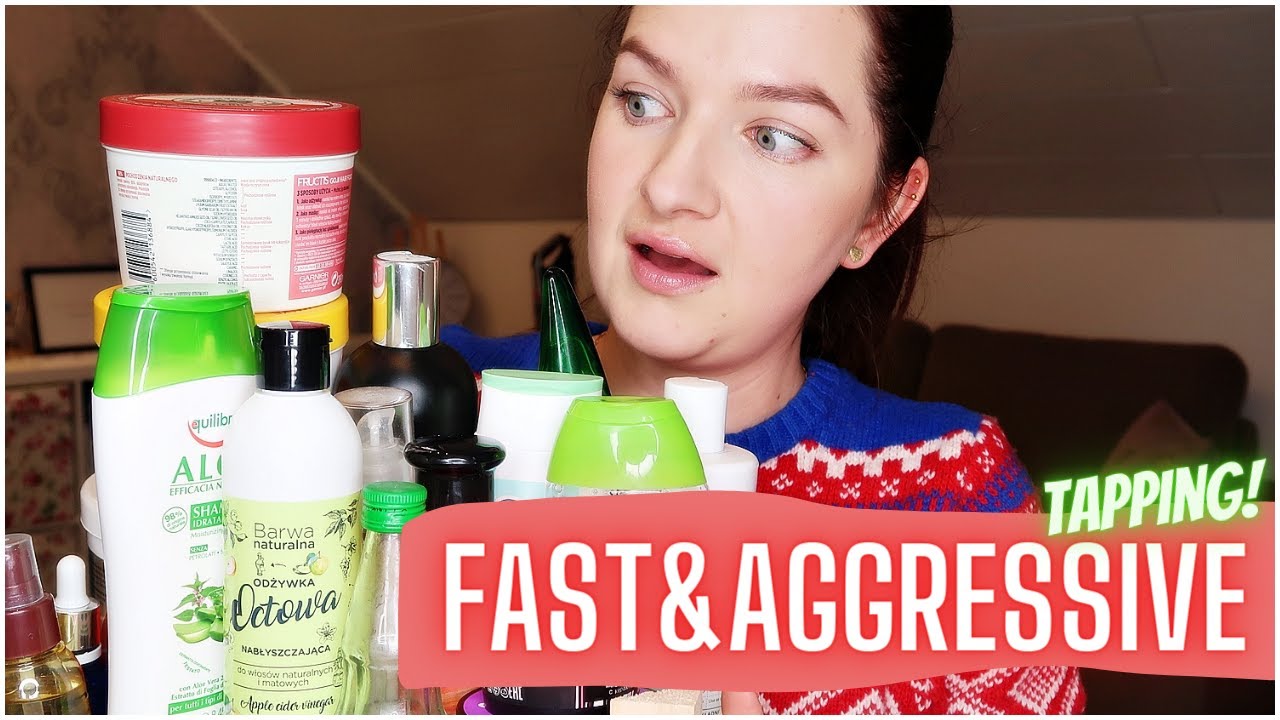 Fast & Aggressive Tapping &bull; Kosmetyki do Włos&oacute;w &bull; Szybkie i Agresywne Stukanie &bull; ASMR Po Polsku