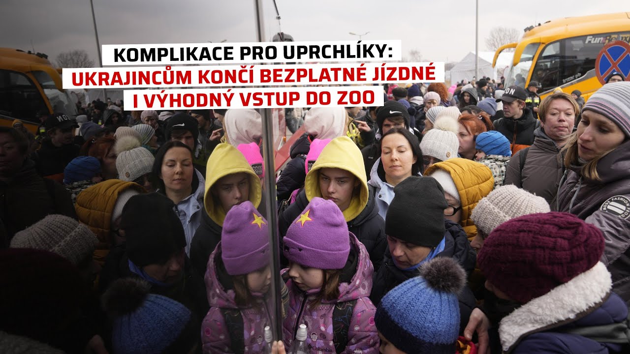 Komplikace pro uprchl&iacute;ky: Ukrajincům konč&iacute; bezplatn&eacute; j&iacute;zdn&eacute; i v&yacute;hodn&yacute; vstup do zoo