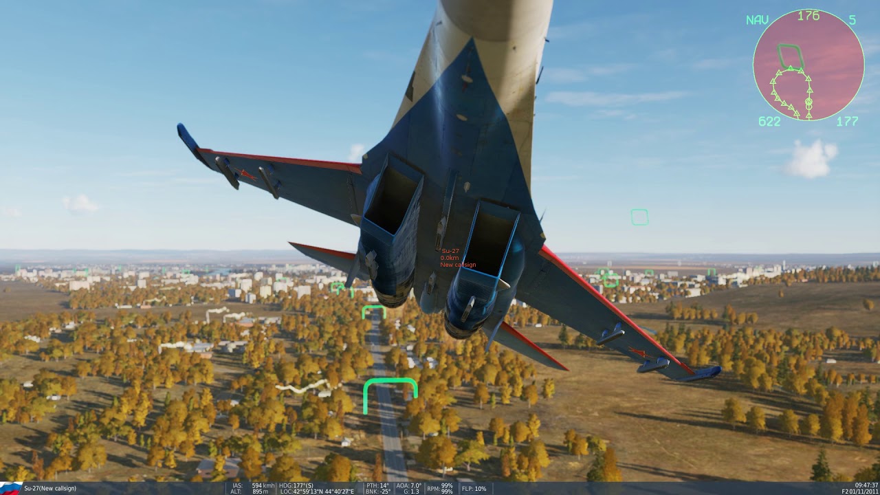DCS World: Precision Flying HOTAS Test