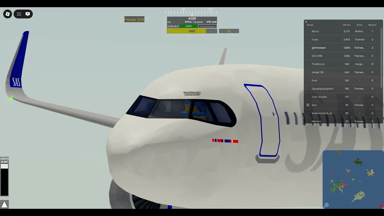 Takeoff The Greater Rockford Airport Landing İn İzolirani Airport With Scandialien Airlines A320neo