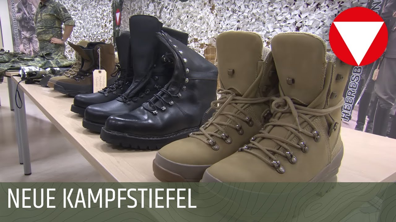 Neue Kampfstiefel für das Bundesheer