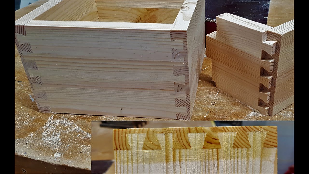 How to make a dovetail joint box without a jig