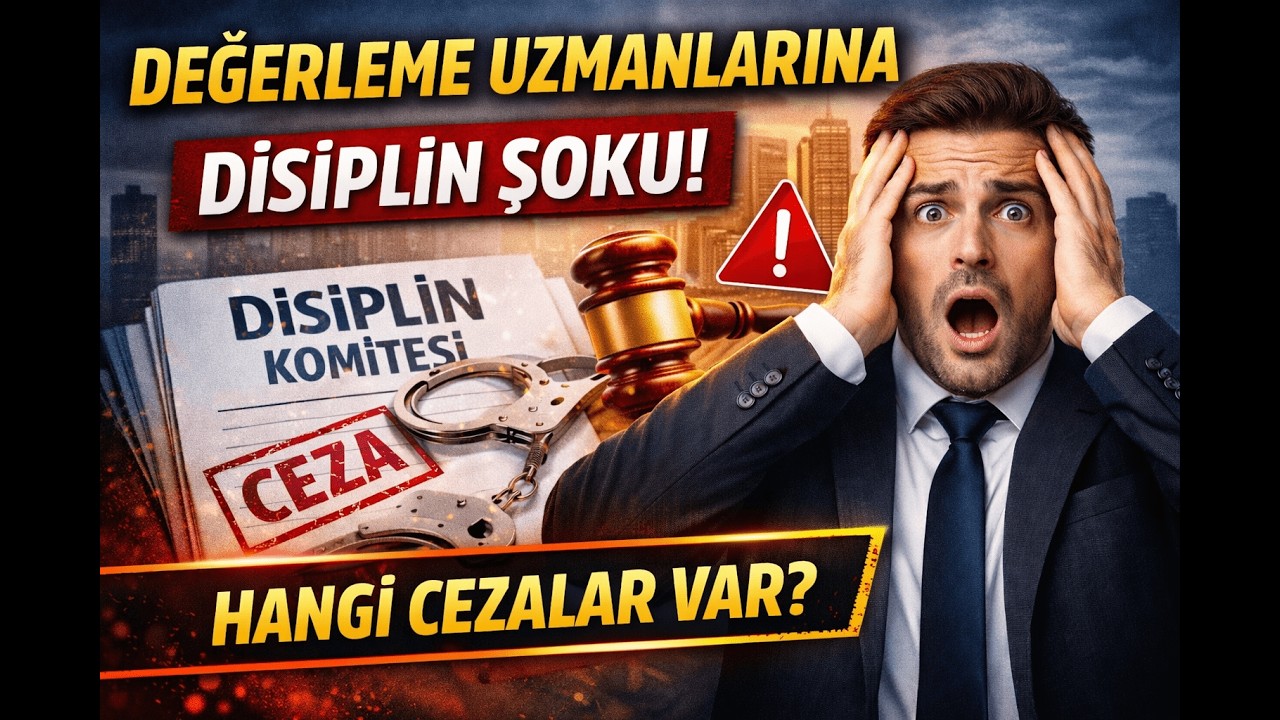 Değerleme Uzmanlarına Disiplin Şoku! Hangi Cezalar Var?