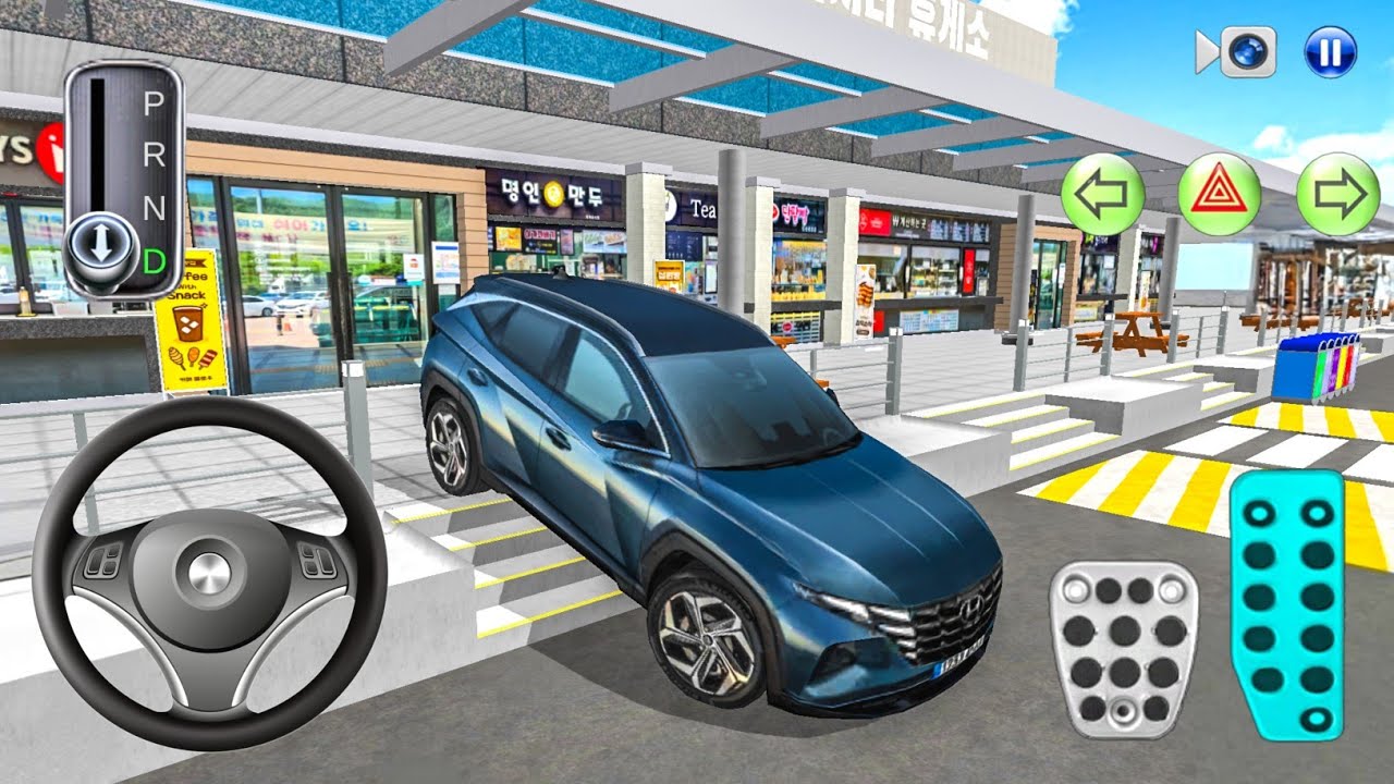 New Hybrid SUV Hyundai Tucson in Highway Rest Area - 3D Driving Class - gameplay 2025 Android ios