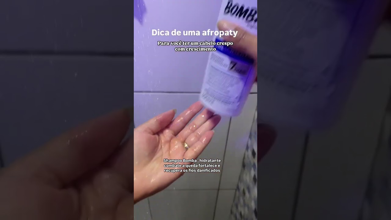 O motivo do cabel&atilde;o da afropaty @anamonteiiiro tem nome: SOS Bomba Crescimento 💣 #SalonLine