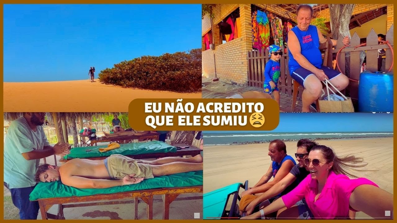 PASSAMOS por um PERRENGUE na VIAGEM + PERDEMOS meu SOGRO na PRAIA 😰 | GABY GARCIIA