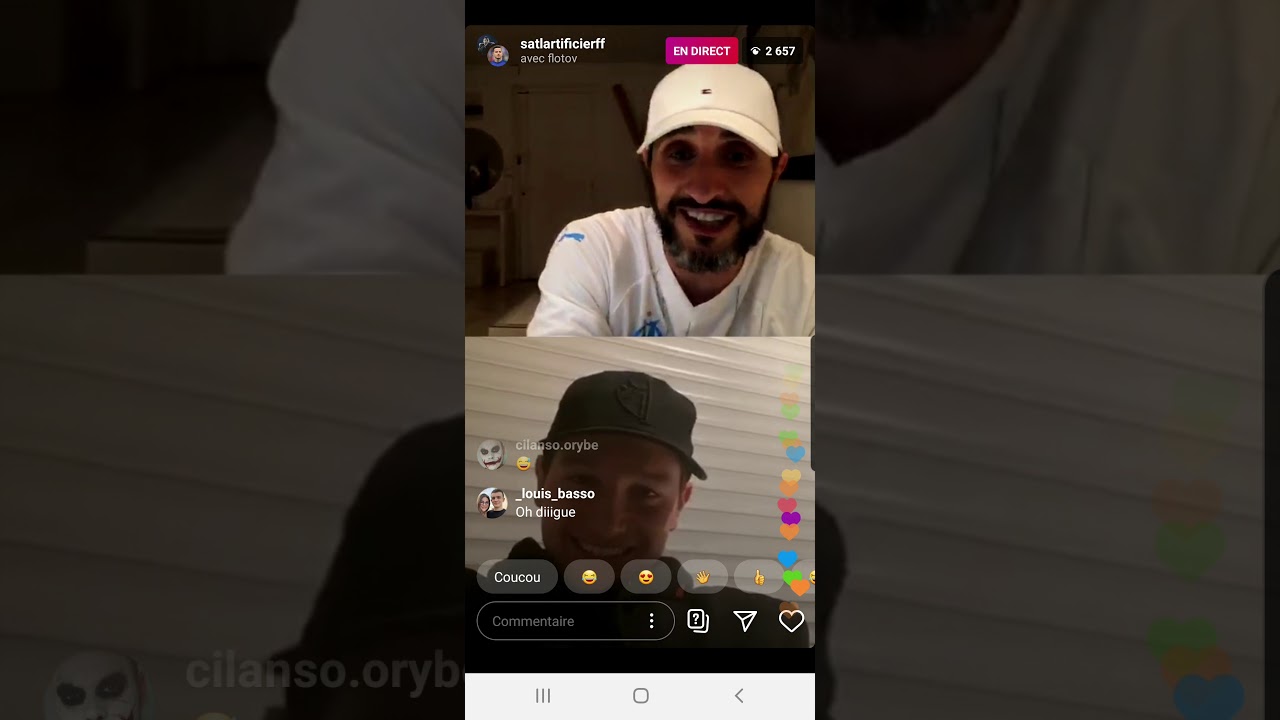 Live Instagram Florian Thauvin (joueur de L'OM) et Sat Lartificier Fonky Family