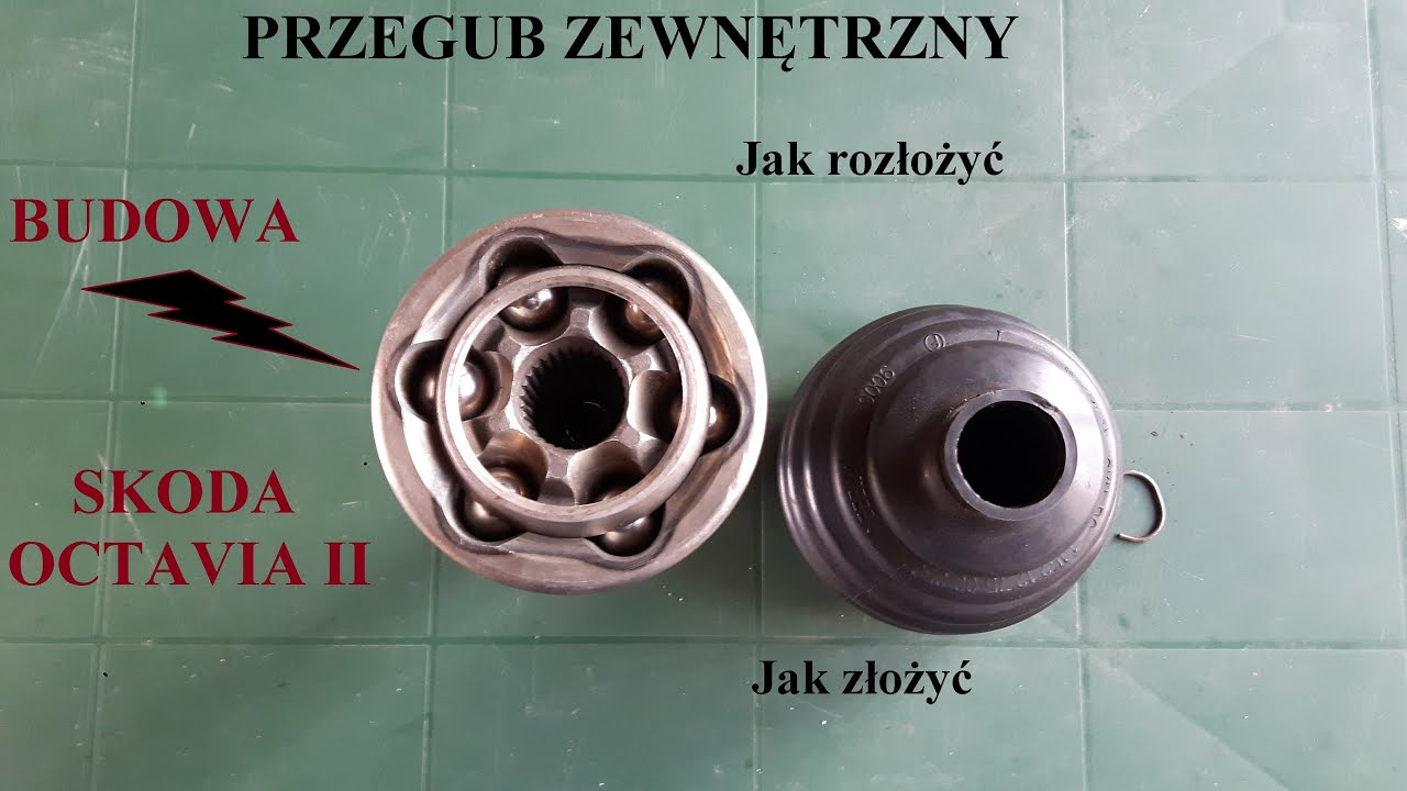 Budowa przegubu zewnętrznego. Jak działa ?. Jak rozłożyć i złożyć ?