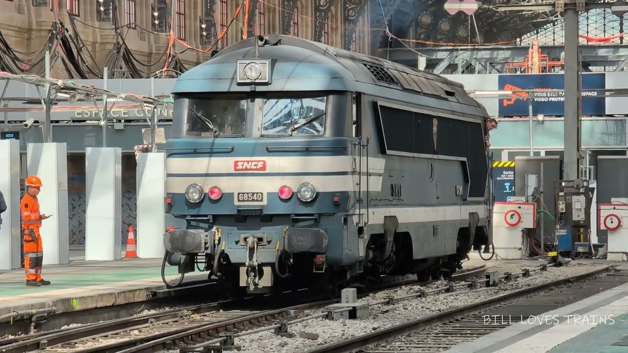 A1A A1A 68540, train historique Les Aubrais - Etampes - Paris Austerlitz (AAATV et TEE91)