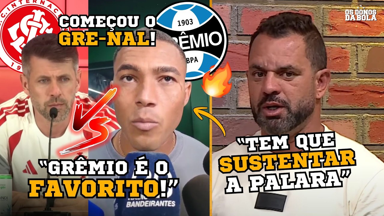 Quem é FAVORITO no GAUCHÃO: GRÊMIO ou INTER? | Donos REPERCUTE falas de PEZZOLANO e CARLOS VINÍCIUS