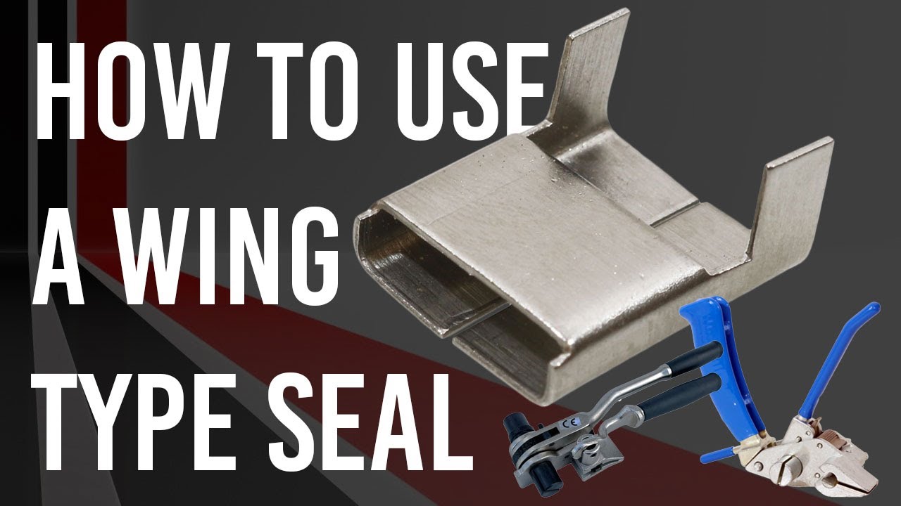 How to Use a Wing Type Seal & Tensioner for Steel Strapping