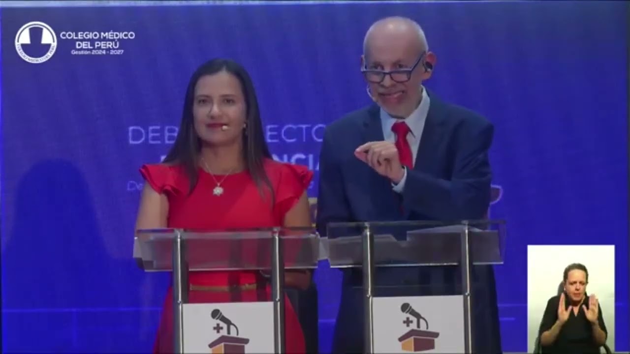 #DebatePresidencial Colegio Médico del Perú