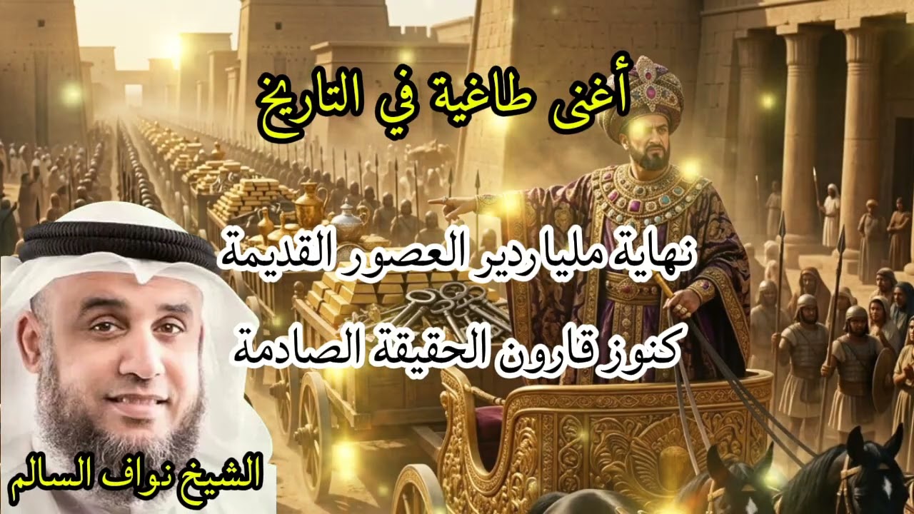 أغنى طاغية في التاريخ: نهاية ملياردير العصور القديمة (قصة قارون) بصوت الشيخ نواف السالم 🎙️@