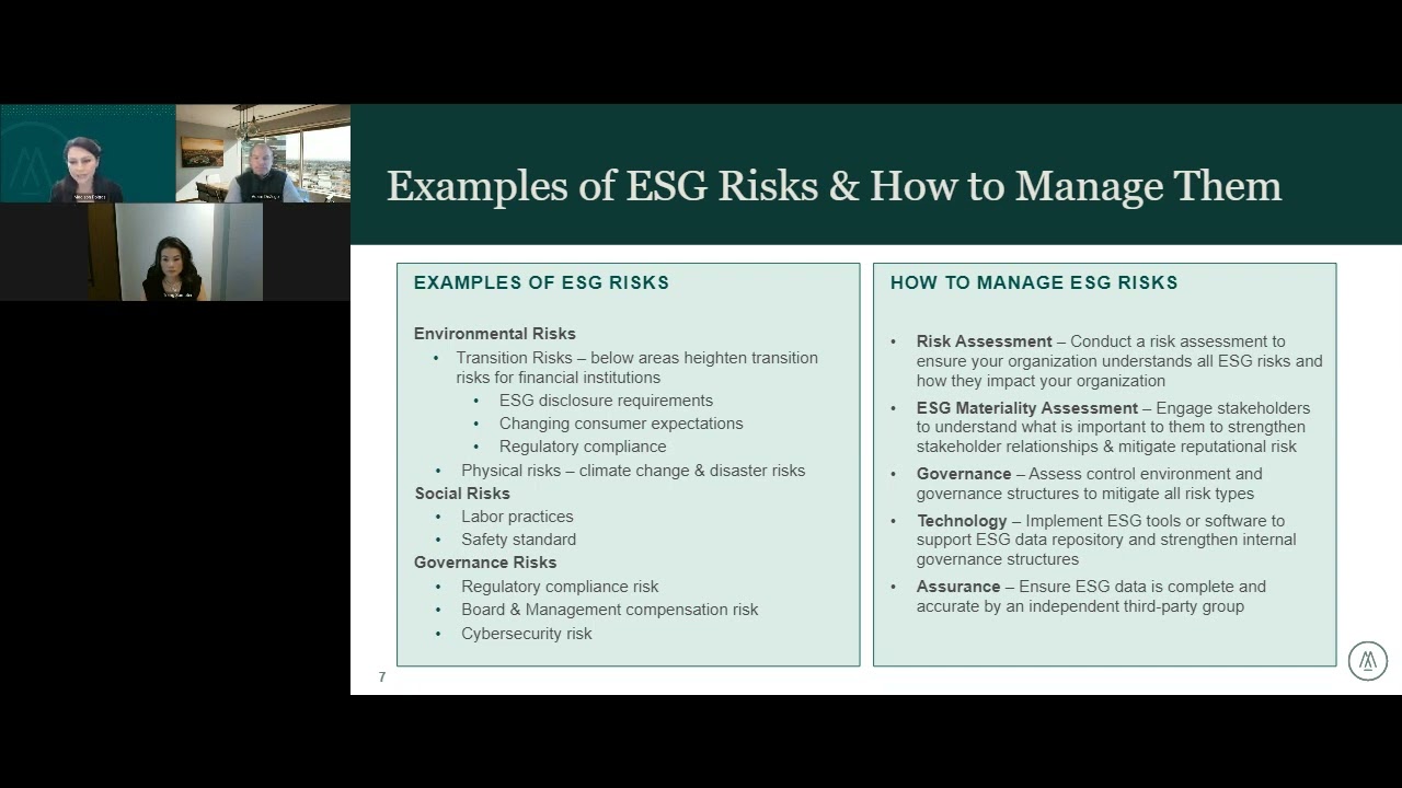 Navigating the ESG Landscape A Guide for Financial Institutions