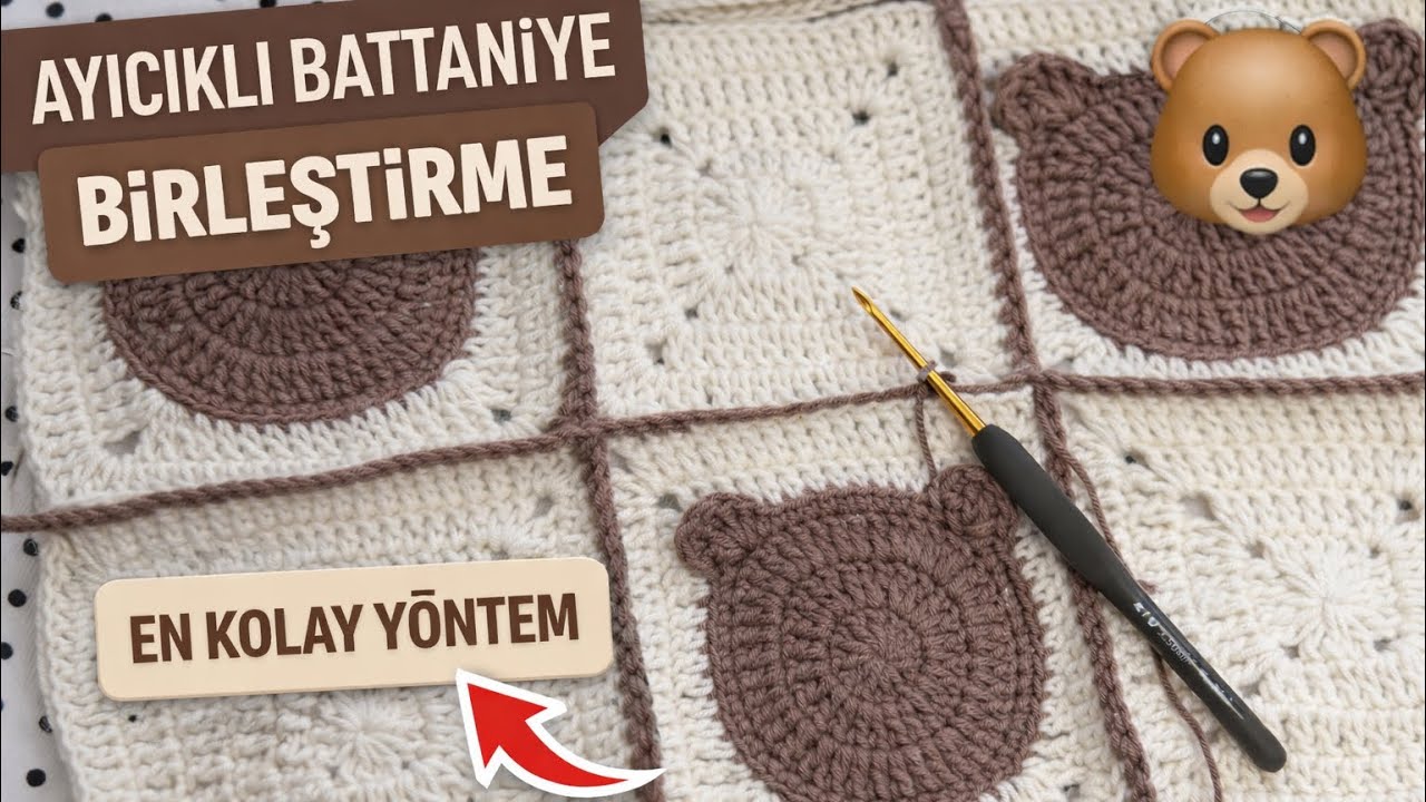 Ayıcıklı Battaniye Birleştirme | En Kolay Yöntem 🧸