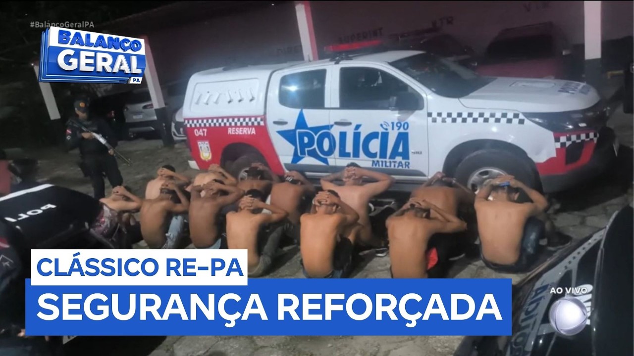 Polícia prende membros de torcidas organizadas durante o clássico Re-Pa