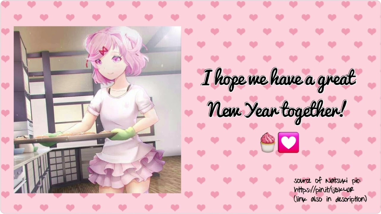 🎆🧁Новогодние кексы🧁🎆 | Нацуки x Слушатель | DDLC флафф [F4A]