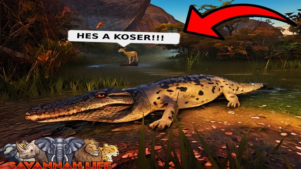 CROCODILE HUNTING IN SAVANNAH LIFE ROBLOX PART 2!