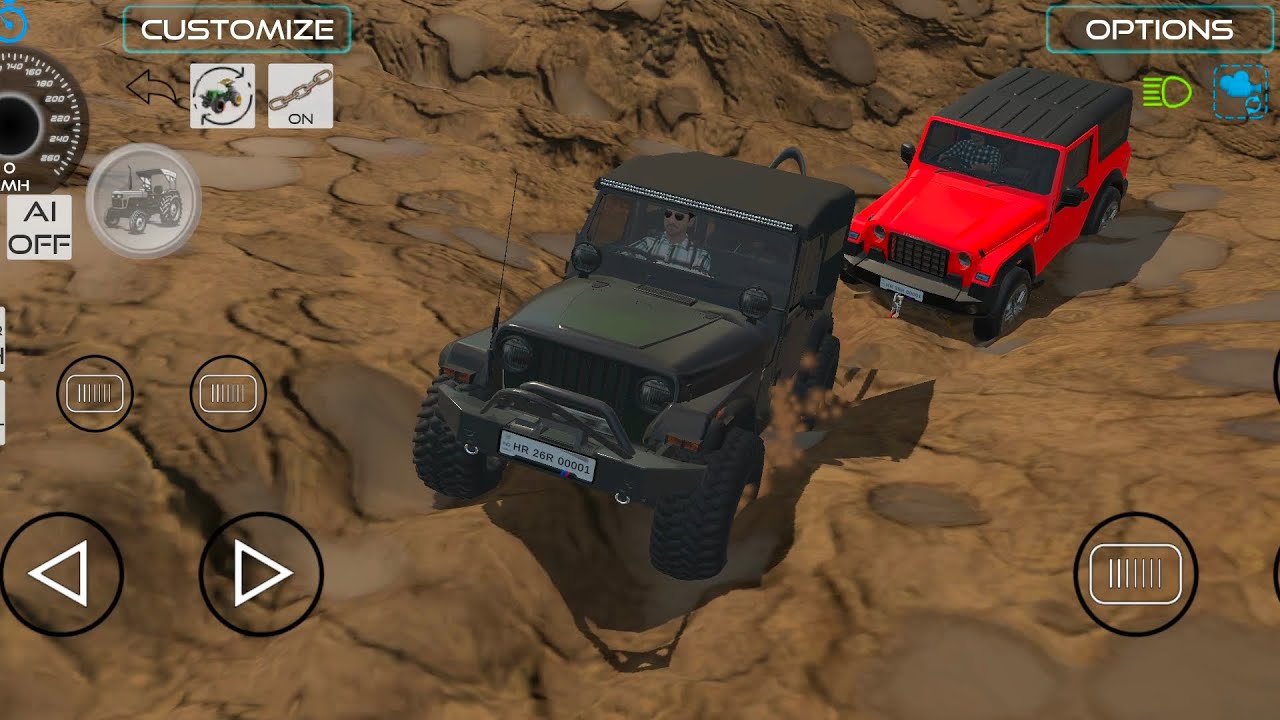 Thar touching with thar game #automobile #androidgames #3ddrivingclass #gaming #indian vehicle 