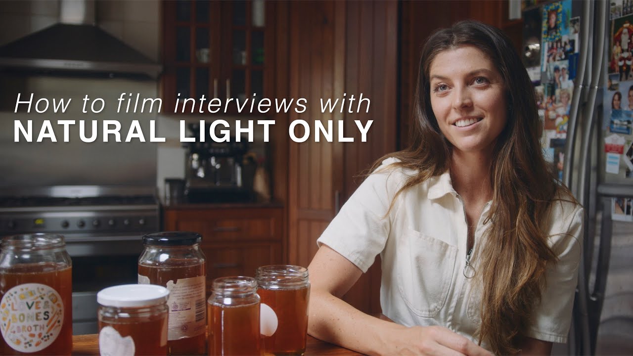 How and When to Film Interviews with Natural Light Only
