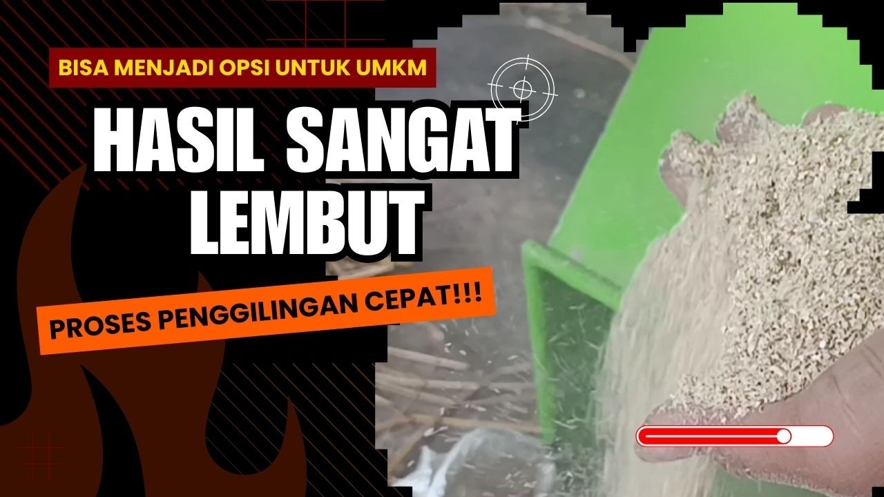 MESIN PAKAN TERNAK KALI INI KITA UJI COBA MENGGUNAKAN JERAMI DAN JANGEL HASIL GILINGAN LEMBUT!!!