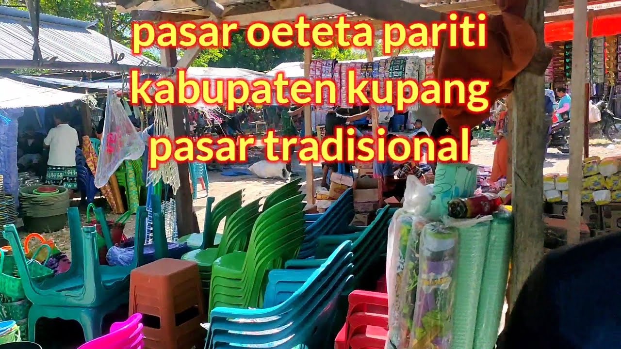 Pasar oeteta || pariti || jualan sepatu || kabupaten kupang