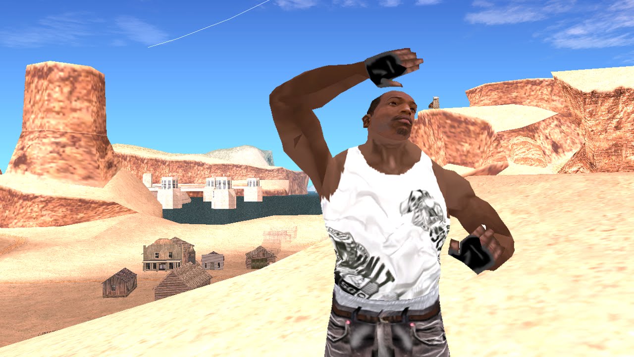 GTA San Andreas - CJ se pierde en el desierto