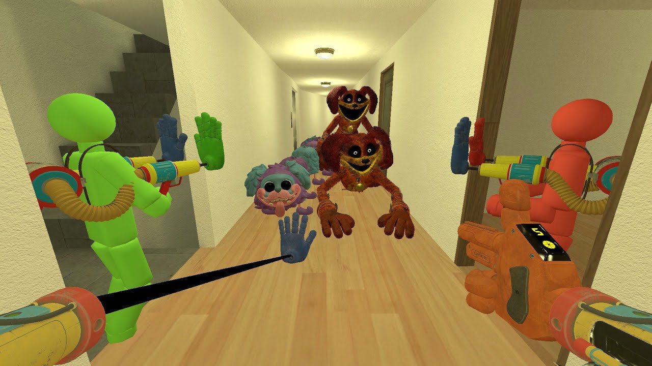 MORE DOGS! DogDay & DogDay Standing & Pj pug a pillar Chase 100 Players in Liminal Hotel in Gmod