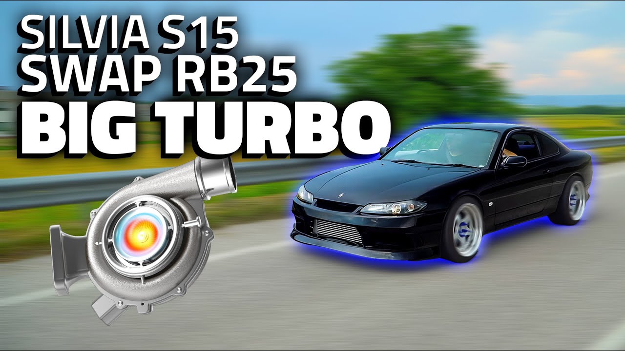 NISSAN SILVIA S15 SWAP RB25 BIG TURBO SOUND&ROLL