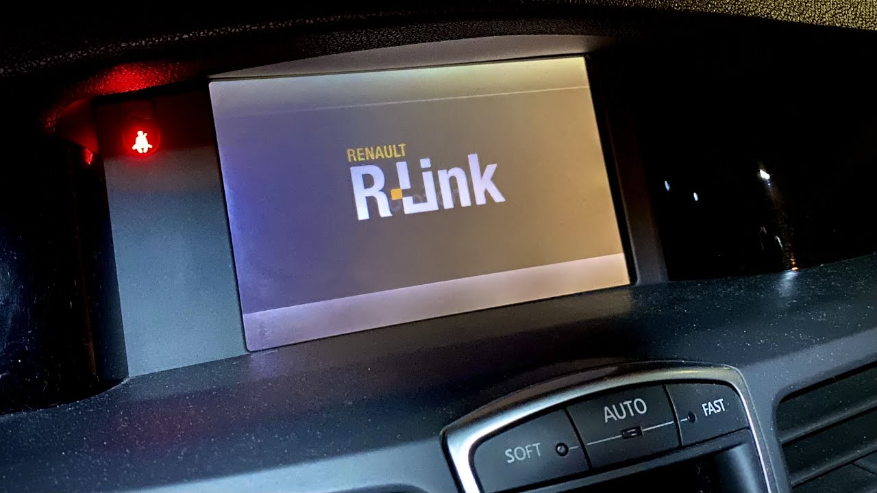 Renault TomTom R-Link system reboot, force restart