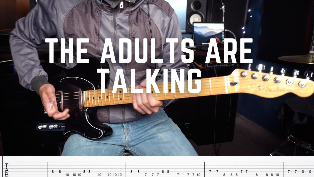 The Strokes - The Adults Are Talking - Guitar Cover
