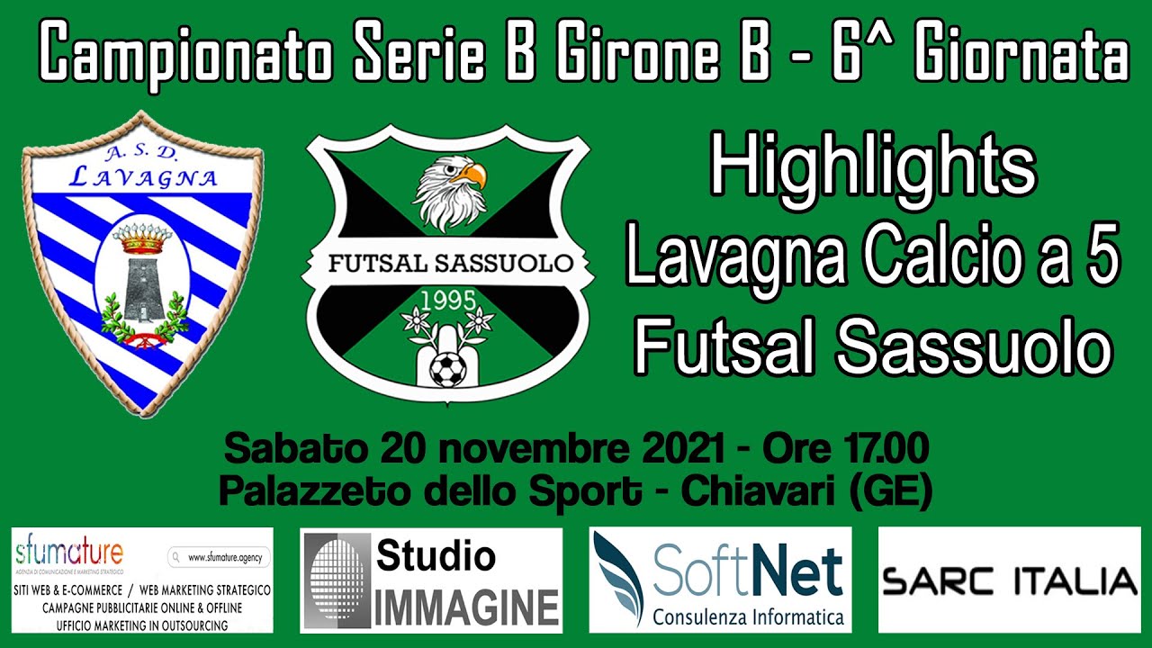 Highlights Serie B: Lavagna Calcio a 5 - Futsal Sassuolo [G6]