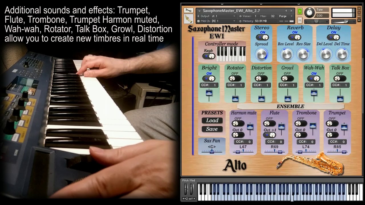 Alto Saxophone sound library for NI Kontakt