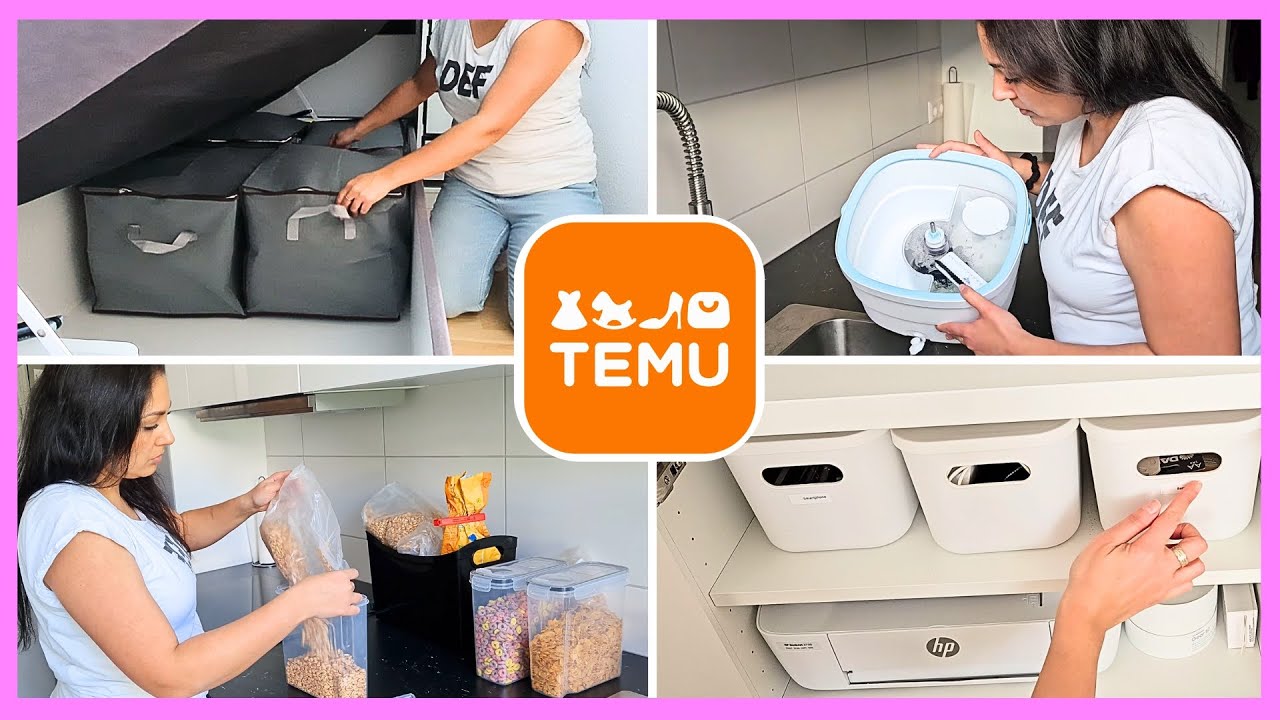 Organisieren und Putzen mit TEMU | Top oder Flop?! | 100€ Gutscheinpaket | Haul | Produkte im Test