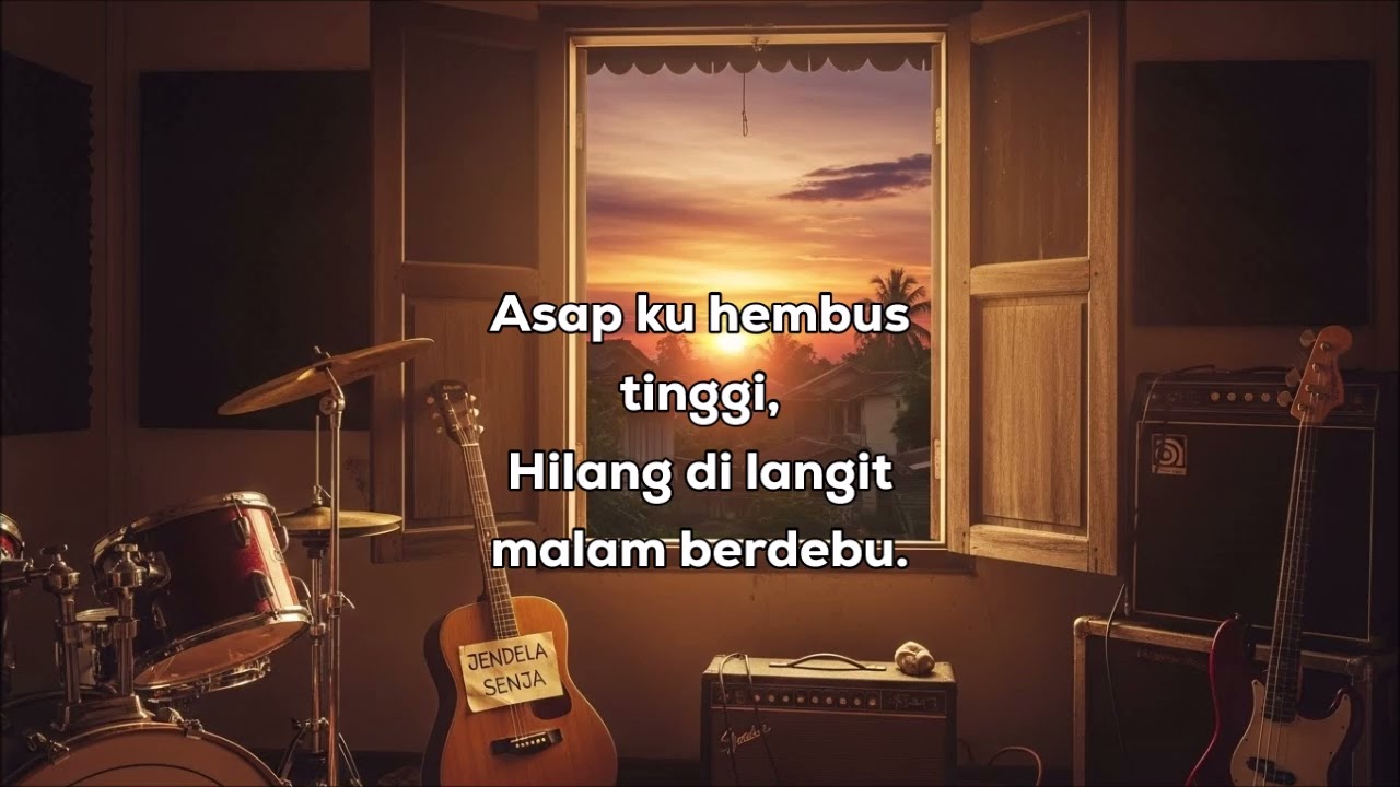 Jendela Senja  - Sebatang Rindu (Official Lirik)
