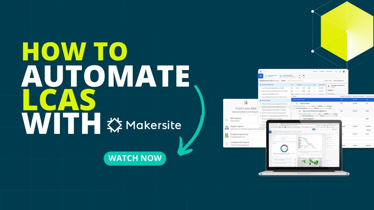 How to automate LCAs with Makersite