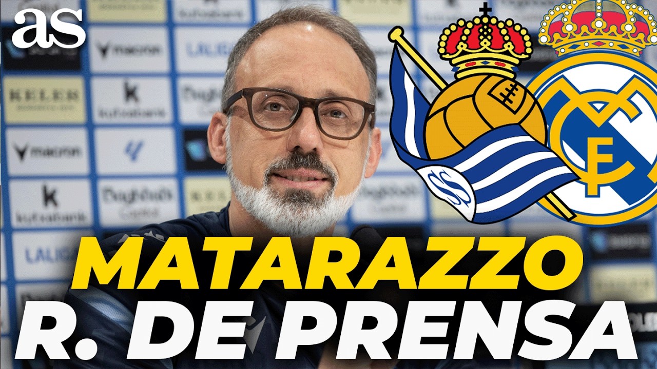 RUEDA DE PRENSA completa de MATARAZZO en la PREVIA del REAL MADRID vs. REAL SOCIEDAD