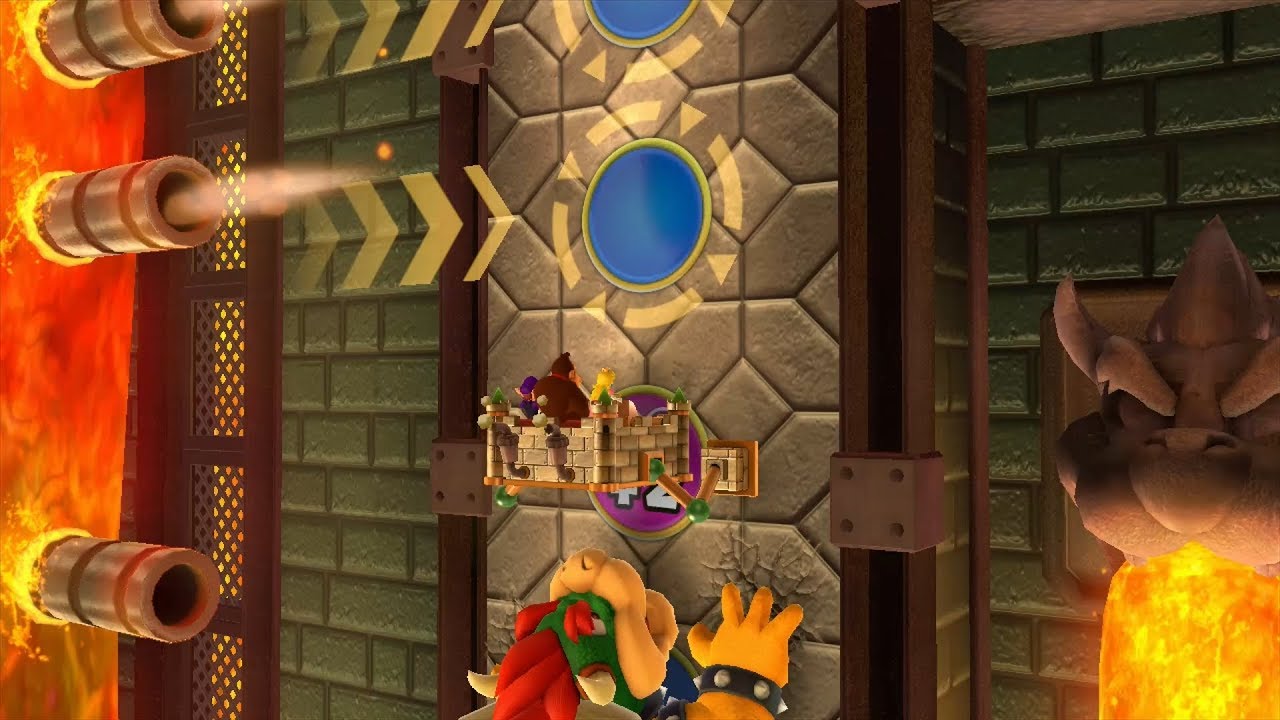 Mario Party 10 Bowser Party #135 Waluigi, Donkey Kong, Spike, Peach Chaos Castle Master Difficulty
