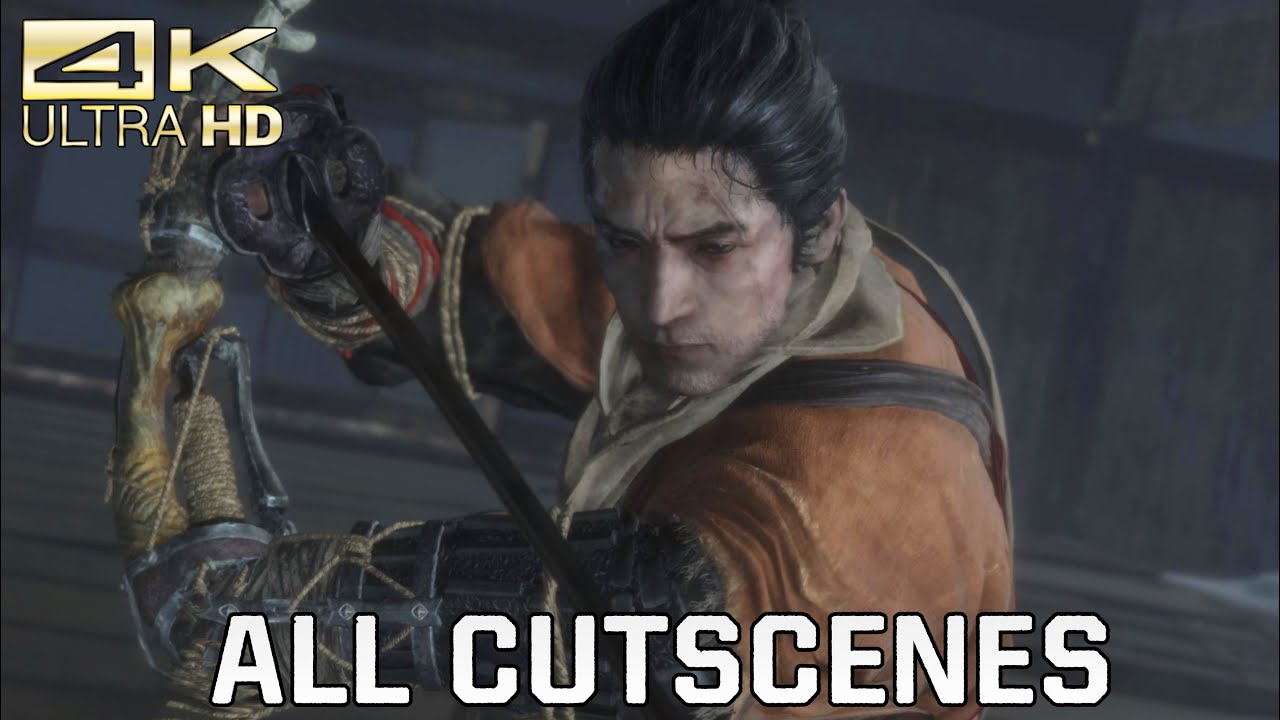 Sekiro: Shadows Die Twice Full Game Movie All Cutscenes & True Ending (4K 60FPS)
